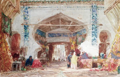 Bazaar in Constantinople
